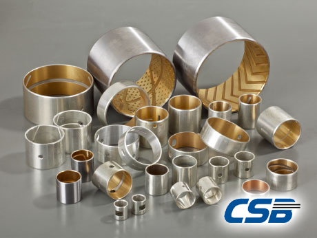 bi-metal steel back bronze bushing