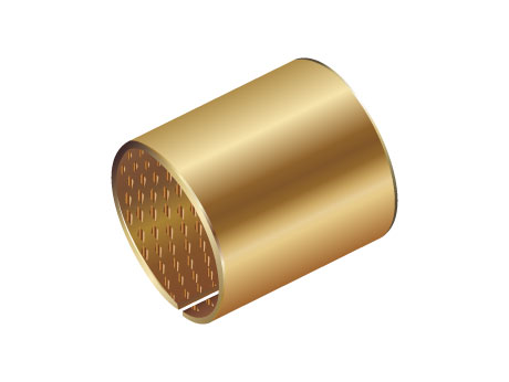Bronze Wrapped Bushing with Oil Pockets