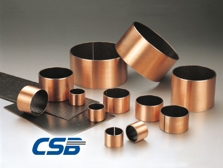 Bi-metal Steel Backed Bronze with PVDF/PTFE Bearing Bushing